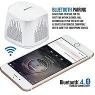 Bluetooth Speaker, Alpatronix AX310 Ultra-Portable Mini Bluetooth Wireless Rechargeable Speaker with Mic, Volume... N6