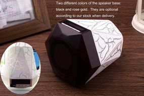 Greatever Magic Wireless Bluetooth Speaker With FM Radio/Alarm/Lamp/Clock ,Portable Colorful LED Night Light,Support...