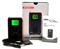 Degen DE26 3-in-1 Rechargeable AM/FM Shortwave Radio, Portable Speaker &amp; MP3 Player with Built-in Micro SD/TF... N5
