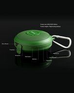 AOWOTO Outdoor Ultra Portable Wireless Bluetooth Speaker,hands Free Waterproof Shower Speaker with Tf Card Compatible... N11