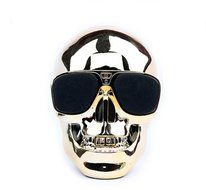 Generic Skull Head Shape Portable Wireless Bluetooth Speaker for Desktop PC/Laptop Notebook/Mobile Phone/MP3/MP4...
