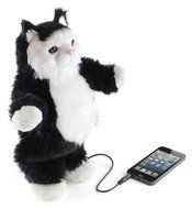 Thumbs up dancing cat speaker , toys Stands 12&quot;Tall,Soft Toy Speaker compatible with PC, tablet , iPhone, iPod... N5