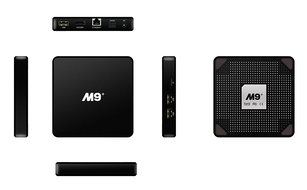 EASTREACH M9+ Amlogic S905 64bit Quad-core Android 5.1 Smart Set Top TV Box HDMI Media Streaming Player 1G/8G... N6