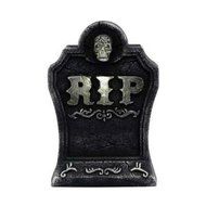 15 in. Bluetooth Halloween LED Light Up Tombstone Speaker