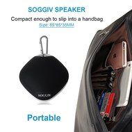 Small Portable Speaker, Soggiv Bluetooth Sport Mini Speaker with Built-in Mic, Support FM Radio and TF Card, Wireless... N5