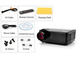 Android 4.2 250 Inch HD Video Projector home cinema with 3000 Lumens, 2000:1, WiFi, 1.5GHz Dual Core CPU, 8GB... N16