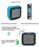 Infinilla IN-BS03 Waterproof Bluetooth Speaker, 4.1 Portable Outdoor and Shower Wireless Speakers/Super Bass/12... N2