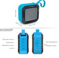 Infinilla IN-BS03 Waterproof Bluetooth Speaker, 4.1 Portable Outdoor and Shower Wireless Speakers/Super Bass/12... N3
