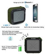 Infinilla IN-BS03 Waterproof Bluetooth Speaker, 4.1 Portable Outdoor and Shower Wireless Speakers/Super Bass/12... N9