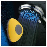 HotelSpa Ultra-Luxury 7-Setting 7 color LED Handheld Shower-Head with Bonus New Slimline Waterproof Bluetooth... N10
