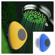HotelSpa Ultra-Luxury 7-Setting 7 color LED Handheld Shower-Head with Bonus New Slimline Waterproof Bluetooth... N12