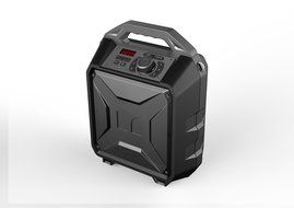 Monster Rockin&#039; Rambler Portable Indoor/Outdoor Weather Proof Wireless Speaker - Gray N3