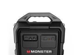 Monster Rockin&#039; Rambler Portable Indoor/Outdoor Weather Proof Wireless Speaker - Gray N4