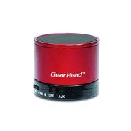 Gear Head Bluetooth Wireless Speaker with Microphone, Red (BT3500RED) N7