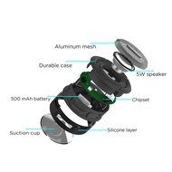 Portable Waterproof Outdoor Shower Car Wireless Bluetooth Speaker w/ 5W Speaker (Black) N2