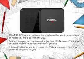 ELEGIANT S905 2.4GHz Quad-Core T95M 5V/2A TV BOX Wireless Network Set-Top Boxes HD Player Android 5.1 OS 2G DDR3RAM... N3