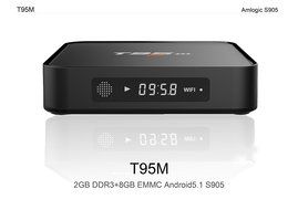 ELEGIANT S905 2.4GHz Quad-Core T95M 5V/2A TV BOX Wireless Network Set-Top Boxes HD Player Android 5.1 OS 2G DDR3RAM... N7