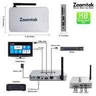 Zoomtak Android Tv Box 6.0 H8plus 4K HDR New Amlogic S905X Chipset Quad Core [2G/16G] with Kodi 16.1 Fully Loaded... N13