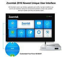 Zoomtak Android Tv Box 6.0 H8plus 4K HDR New Amlogic S905X Chipset Quad Core [2G/16G] with Kodi 16.1 Fully Loaded... N16