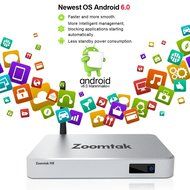 Zoomtak Android Tv Box 6.0 H8plus 4K HDR New Amlogic S905X Chipset Quad Core [2G/16G] with Kodi 16.1 Fully Loaded... N17