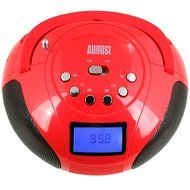 August SE20 &ndash; Mini Bluetooth MP3 Stereo System &ndash; Portable Radio with Powerful Bluetooth Speaker- FM Alarm Clock... N4
