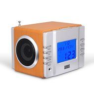 August SE20 &ndash; Mini Bluetooth MP3 Stereo System &ndash; Portable Radio with Powerful Bluetooth Speaker- FM Alarm Clock... N22