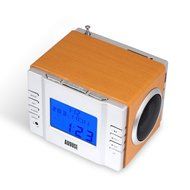 August SE20 &ndash; Mini Bluetooth MP3 Stereo System &ndash; Portable Radio with Powerful Bluetooth Speaker- FM Alarm Clock... N23
