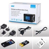 August SE20 &ndash; Mini Bluetooth MP3 Stereo System &ndash; Portable Radio with Powerful Bluetooth Speaker- FM Alarm Clock... N30