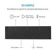 Anker SoundCore Bluetooth Speaker with 24-Hour Playtime, 66-Foot Bluetooth Range &amp; Built-in Mic, Dual-Driver Portable... N11