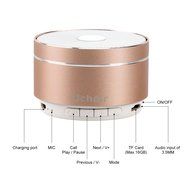 Uchoir FM Radio Bluetooth Speakers, 5W 600 mAh Mini Portable Speaker Hi-Fi, Support 3.5mm Aux-in and TF Card Music... N9