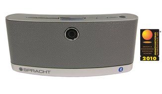 Spracht Aura BluNote Portable Wireless Speaker System with Bluetooth Connectivity N8