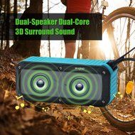 Portable Bluetooth Speaker Wireless Music Play Waterproof Crystal Clear Sound with Strong Bass IPX6 Water Resistant... N4