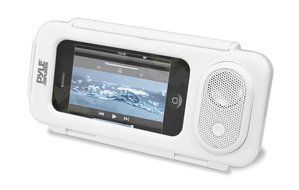 Pyle PWPS63BK Surf Sound Waterproof Portable Speaker Case for iPod, MP3 Player and Smartphone , Black N5