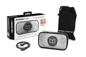 Monster Power Superstar High Definition Bluetooth Speaker (Black/Green) N13