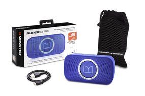 Monster Power Superstar High Definition Bluetooth Speaker (Black/Green) N24