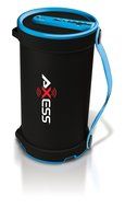 Axess SPBT1033-BR Portable Bluetooth Indoor/Outdoor 2.1 Hi-Fi Cylinder Loud Speaker with SD Card, AUX and FM Inputs... N14