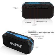 Wirke D3 Ultra Portable Wireless with Tf Card Reading Function Bluetooth Speaker ,Louder Volume , More Bass, Waterproof... N5