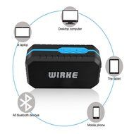 Wirke D3 Ultra Portable Wireless with Tf Card Reading Function Bluetooth Speaker ,Louder Volume , More Bass, Waterproof... N7