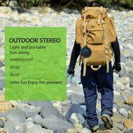 Q-YEE HD Water Resistant Bluetooth Speaker Mini Portable Wireless Speakerphone with Built-in Mic for Hands-free... N2