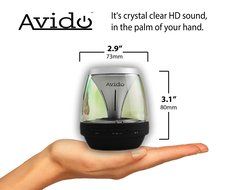 Avido&trade; Proton Ultra-Portable *Multi-Color LED Light Show* Wireless Bluetooth Speaker - Includes Full HD Sound,... N2
