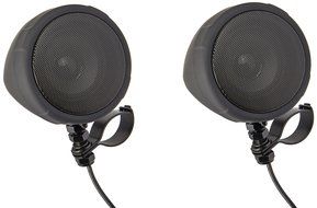 BOSS AUDIO MC420B Chrome 600 watt Motorcycle/ATV Sound System with Bluetooth Audio Streaming, One Pair of 3 inch... N4