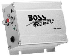 BOSS AUDIO MC420B Chrome 600 watt Motorcycle/ATV Sound System with Bluetooth Audio Streaming, One Pair of 3 inch... N15