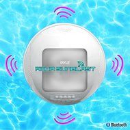 Pyle PWR95SBK Aqua SunBlast Floating Bluetooth Waterproof Pool Speaker System with Solar Panel Rechargeable Battery... N4