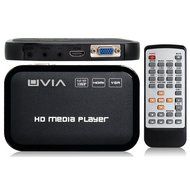 UVIA MBOX Portable Full 1080P 3D High Definition HDMI/VGA MKV/RM-SD/USB Multi Advertising Media Player for Hdds... N5