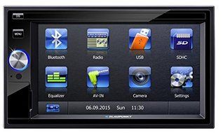 Blaupunkt San Marino 330 6.2 Inch Touchscreen, Bluetooth Car Multimedia Player (2 Din) Black