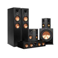 Klipsch RP-260F Home Theater System Bundle (Ebony) with Denon AVR-X3200W