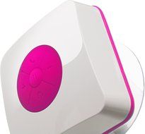 URGE Basics Aquacube Wireless Water Resistant Bluetooth Speaker - Retail Packaging - Pink N2