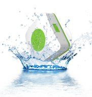 URGE Basics Aquacube Wireless Water Resistant Bluetooth Speaker - Retail Packaging - Pink N5