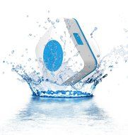 URGE Basics Aquacube Wireless Water Resistant Bluetooth Speaker - Retail Packaging - Pink N8