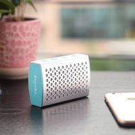 COMISO Water-proof Portable Bluetooth Wireless Aluminum Speaker with 5W Drivers Enhanced Bass, Silver N7